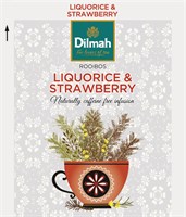 Lakrits & Jordgubb, Örtte, Dilmah, 75p KORT DATUM